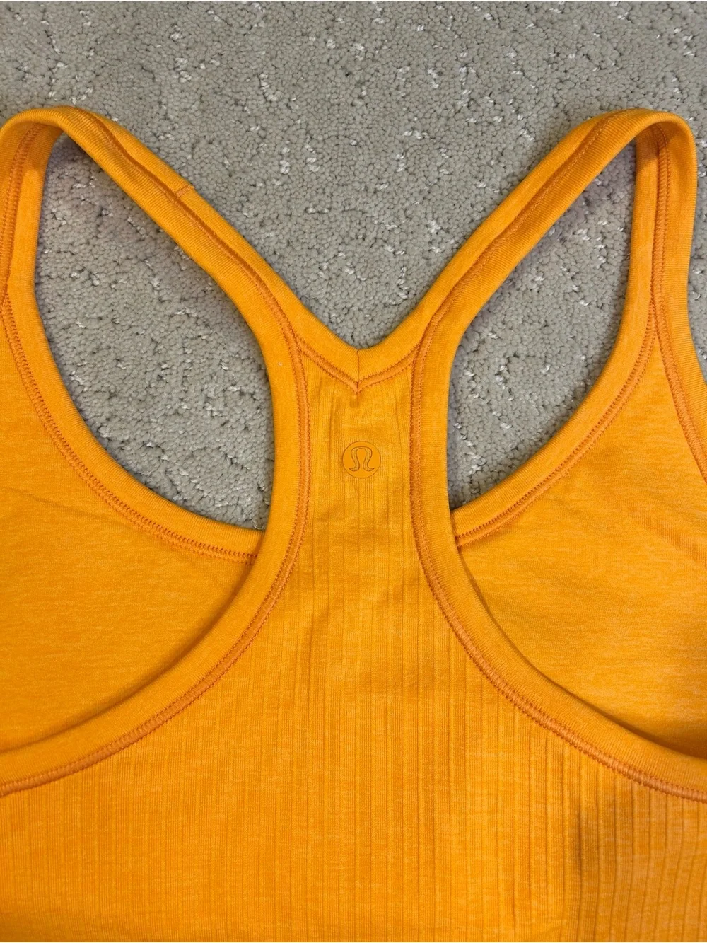NWT Lululemon Ebb to Street Tank Top Citrus Sizzle - Size 10